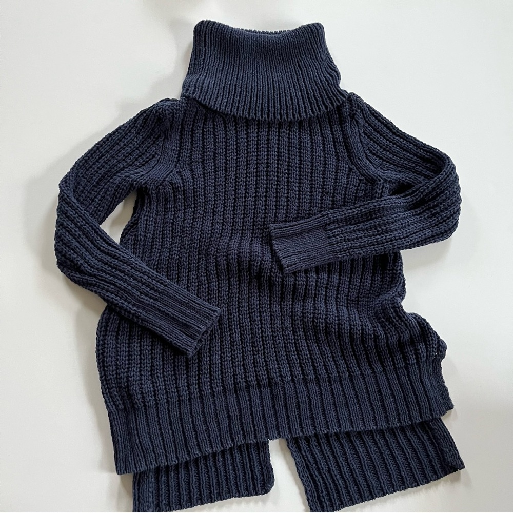 BCBG MaxAzria Cable Knit Cowl Neck Sweater - Size Small